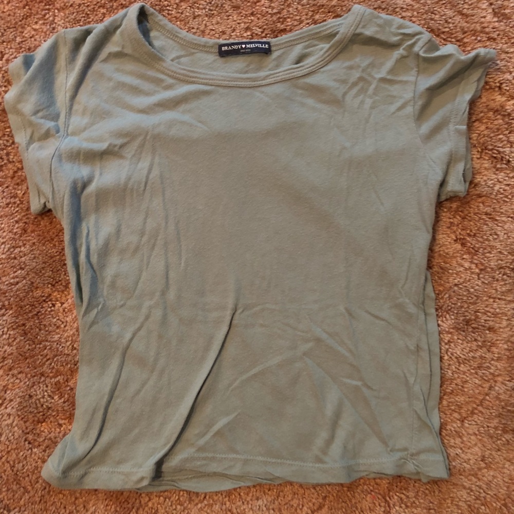 Light green top